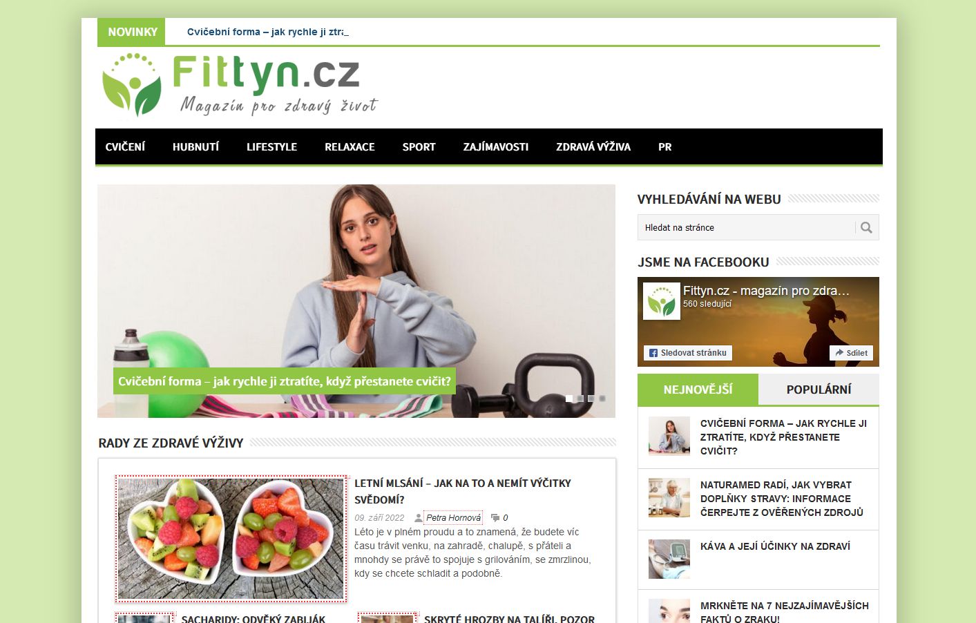 1132Publikace článku na lifestyle magazínu fittyn.cz