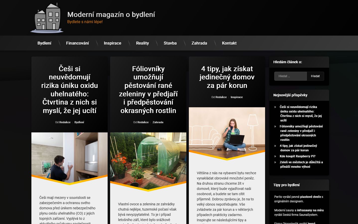 20364Publikace článku v magazínu o bydlení a zahradě