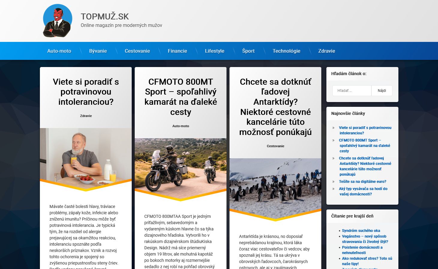 20368Publikace článku v SK mužském magazínu