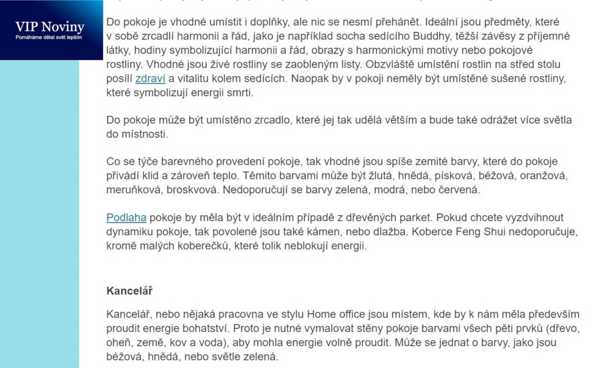 21724Umístění baneru do kategorie VIP Novin
